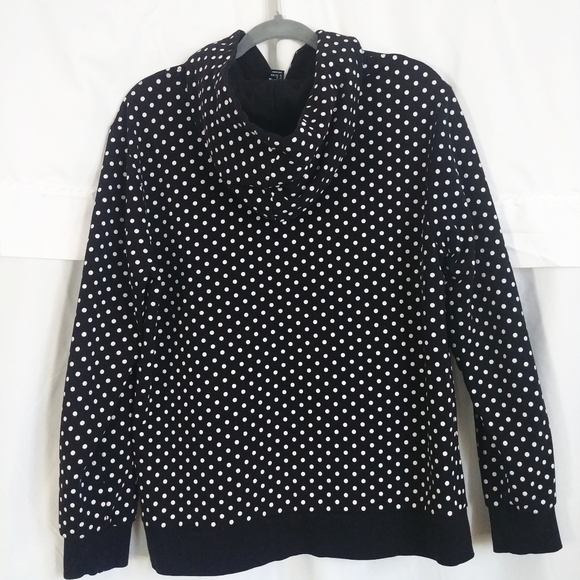 Forever 21 Polka Dot Hoodie - Picture 2 of 2